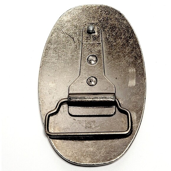 Manchester LTD Belt Buckle 4" Wide Name Spell Out & Lions Crest Scroll Work VGC! - Picture 6 of 10